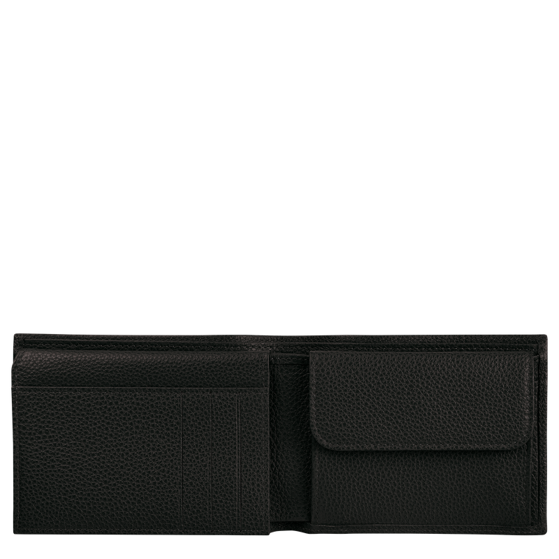 Le Foulonné Wallet , Black - Leather  - View 2 of  2