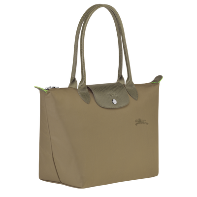 Borsa da spalla M Le Pliage Green , Tela riciclata - Carciofo