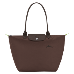Le Pliage Green L Tote bag , Mocha - Recycled canvas