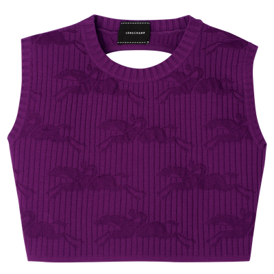 Sleeveless top, Violet