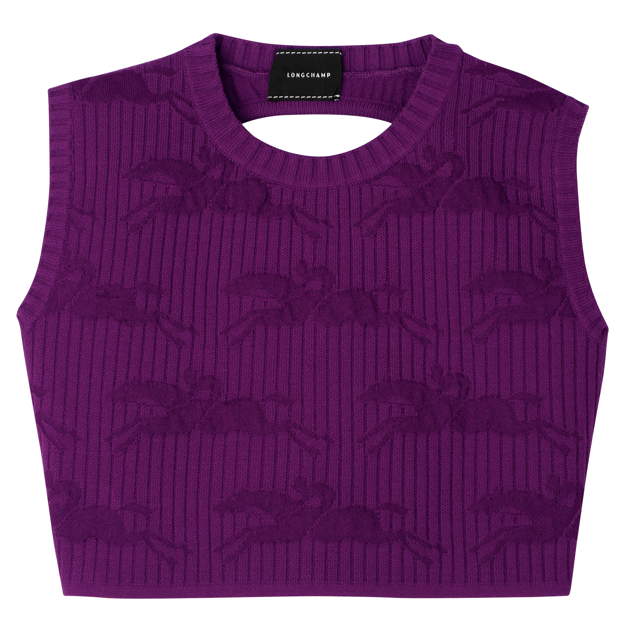 null Mouwloze top, Violet