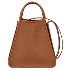 Le Foulonné S Handbag , Caramel - Leather
