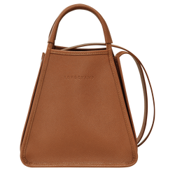 Le Foulonné S Handbag , Caramel - Leather