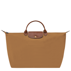 Le Pliage Original L Travel bag , Fawn - Recycled canvas