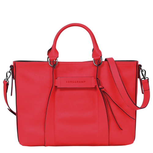 Longchamp 3D L Handbag , Red - Leather - View 1 of 5