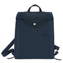 Le Pliage Green M Backpack , Navy - Recycled canvas