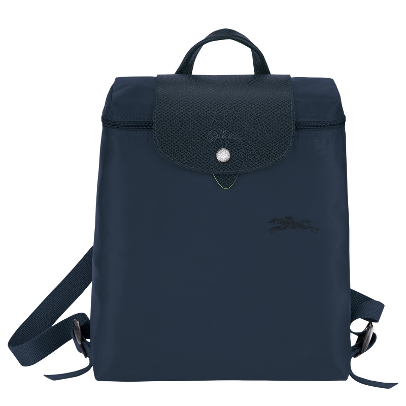 Le Pliage Green M Backpack , Navy - Recycled canvas  - View 1 of  4