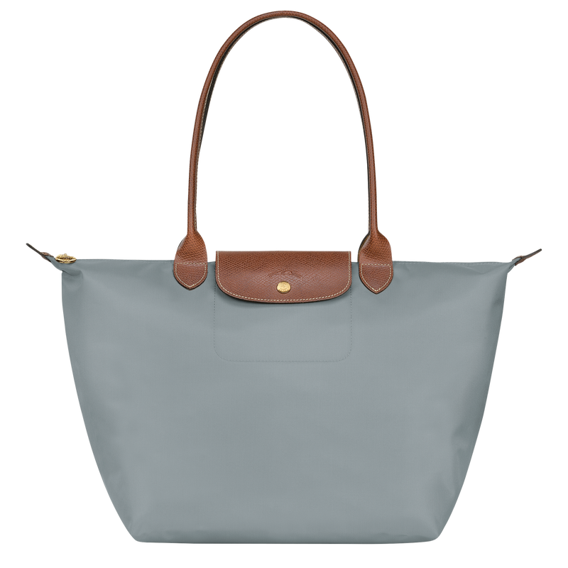 Le Pliage Original L Tote bag , Steel - Recycled canvas  - View 1 of  7