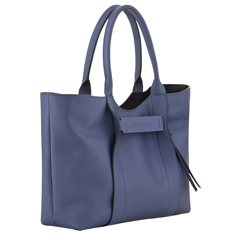 Sac port&eacute; &eacute;paule L Longchamp 3D , Cuir - Chardon  - Vue 3 de 5