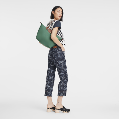 Le Pliage Original 肩揹袋 M , 鼠尾草綠色 - 再生帆布