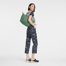 Le Pliage 原創系列 肩揹袋 M , 鼠尾草綠色 - 再生帆布
