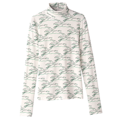 Thin turtleneck sweater, Black/Lawn