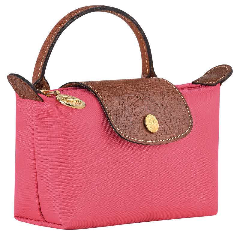 Trousse cosmétiques avec poignée Le Pliage Original , Toile recyclée - Grenadine  - Vue 3 de 5