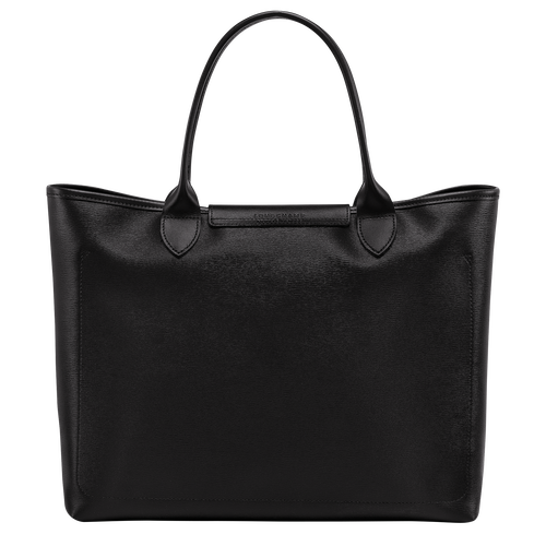 Le Pliage City L Tote bag , Black - Canvas - View 4 of 5