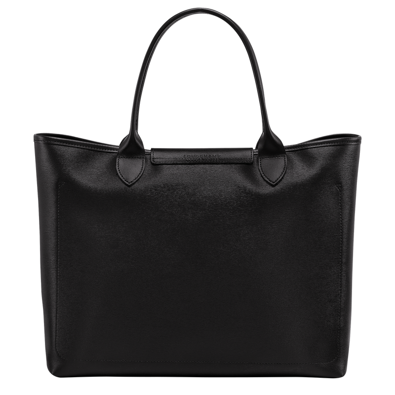 Le Pliage City L Tote bag , Black - Canvas  - View 4 of 5