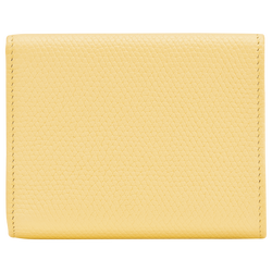 Le Roseau Compact wallet , Yellow Chick - Leather
