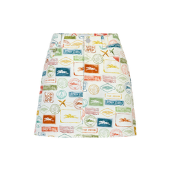 Skirt , Lichen - Printed canvas