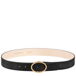 Le Foulonné Ladies' belt , Black - Leather