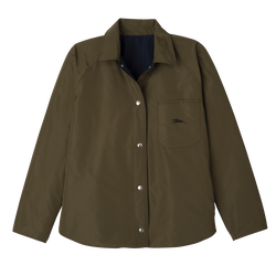 Padded blouson , Navy/Artichoke - Technical taffeta
