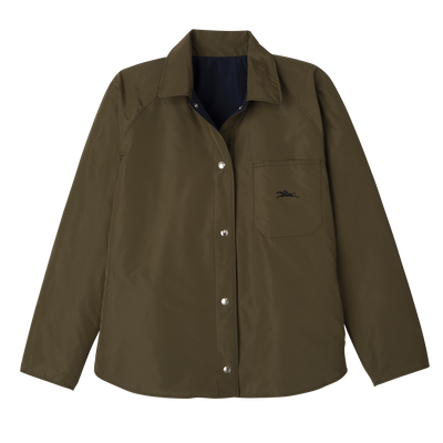 null Gewatteerde blouson, Marine/Artisjok