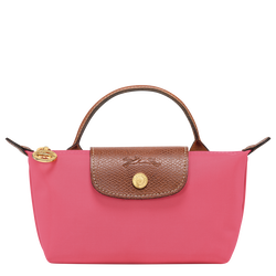 Le Pliage 原創系列 附提把的小袋子 , 石榴紅 - 再生帆布