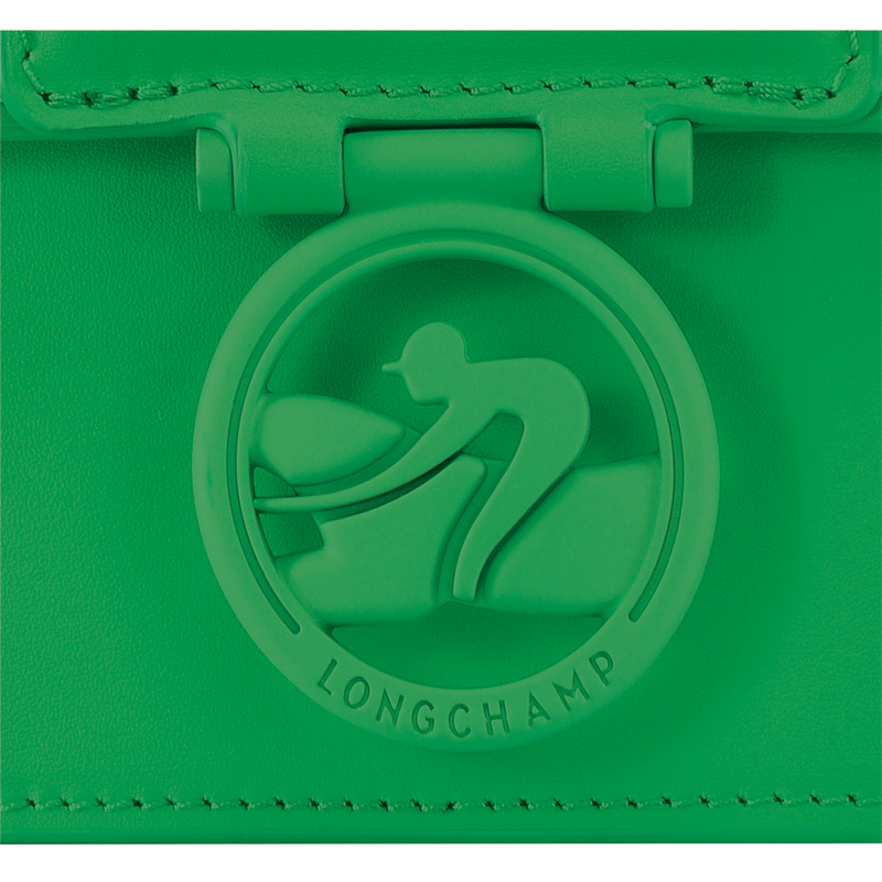Box-Trot XS Crossbody bag , Lawn - Leather  - View 6 of 6