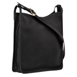 Le Foulonné Crossbody bag M, Black