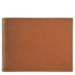 Le Foulonné Wallet , Caramel - Leather