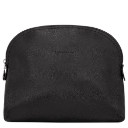 Le Foulonné Toiletry case , Black - Leather