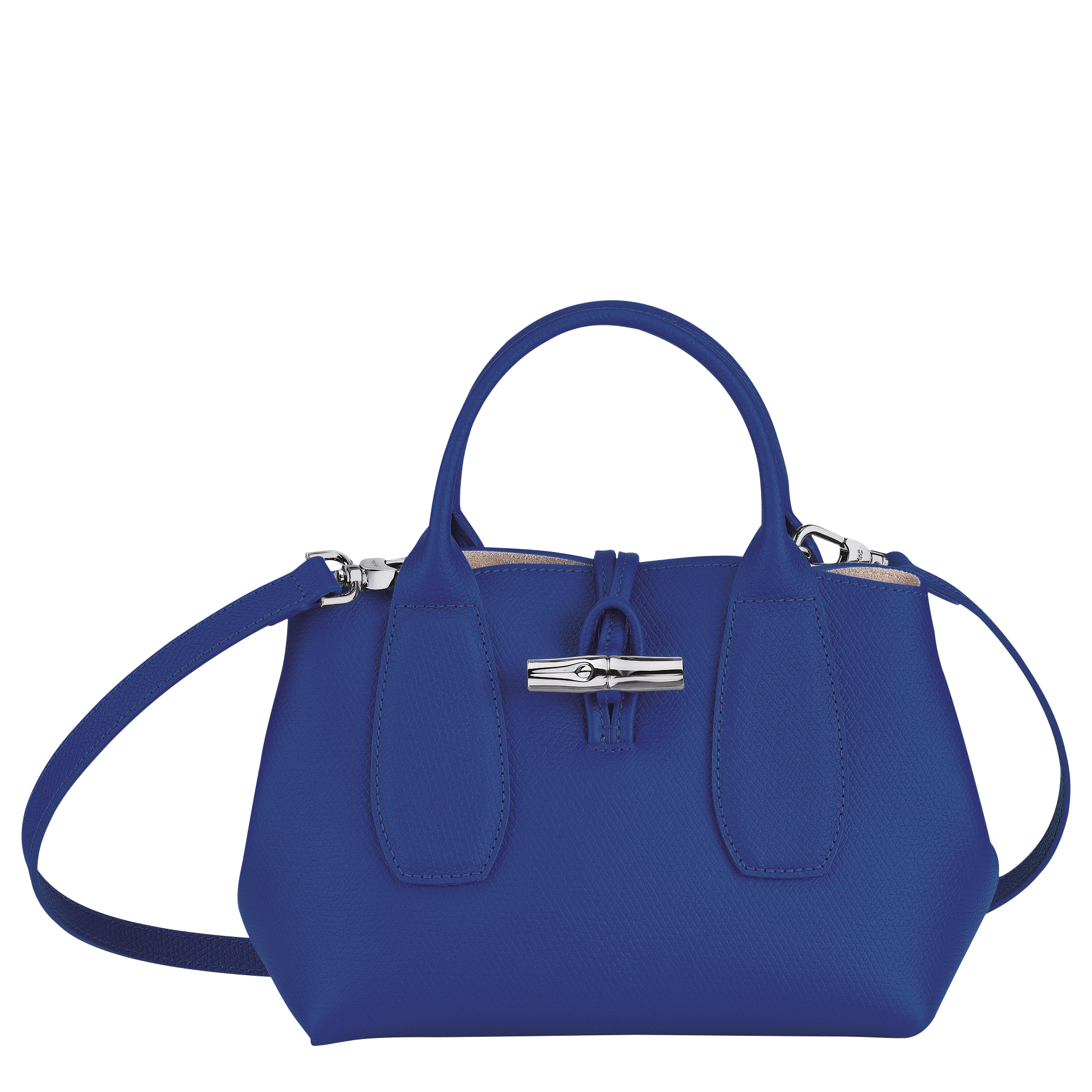 Top handle bag S Roseau Blue 