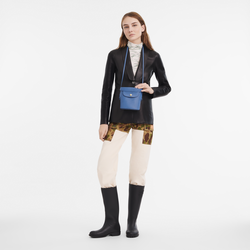 Épure XS Crossbody bag , Cobalt - Leather