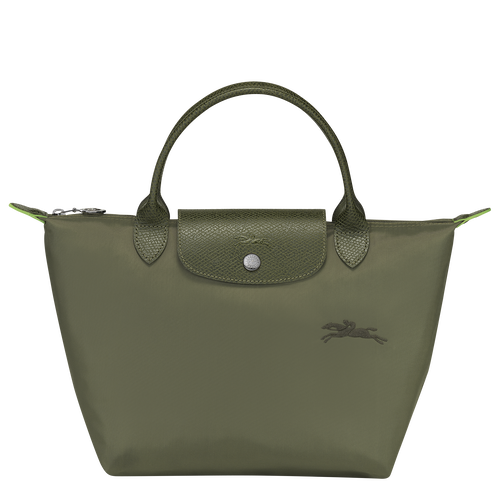 Le Pliage Green Tas met handgreep aan de bovenkant S , Groen - Gerecycled canvas - Weergave 1 van  6