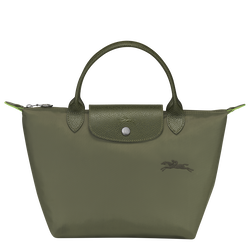 Le Pliage Green S Handbag , Forest - Recycled canvas