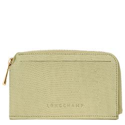 Longchamp Pocket Card holder , Pistachio - Leather