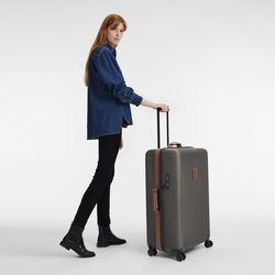 Boxford XL Suitcase , Brown - Canvas