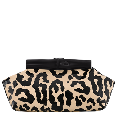 Le Roseau 手拿包 S, Black/Beige