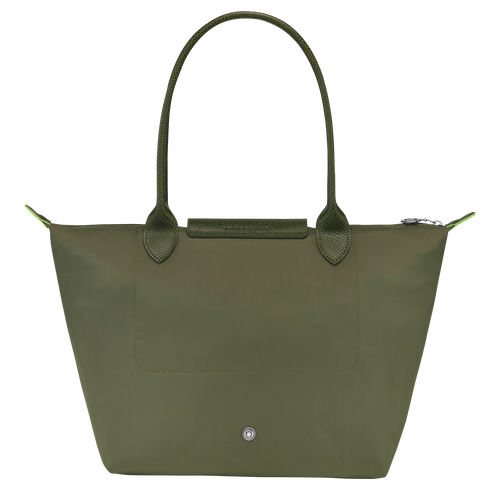 Le Pliage Green Schoudertas M , Groen - Gerecycled canvas - Weergave 4 van  6