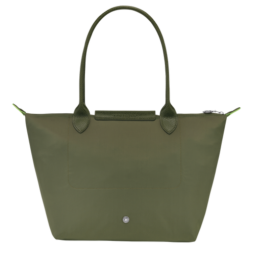 Le Pliage Green M Tote bag , Forest - Recycled canvas - View 4 of  5