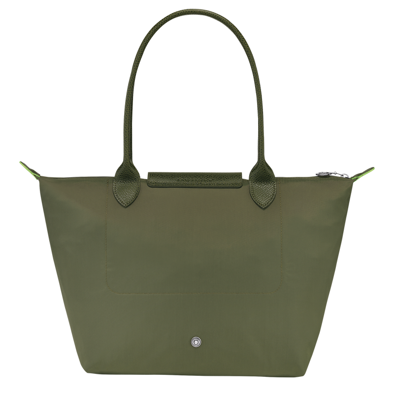 Le Pliage Green M Tote bag , Forest - Recycled canvas  - View 4 of  5