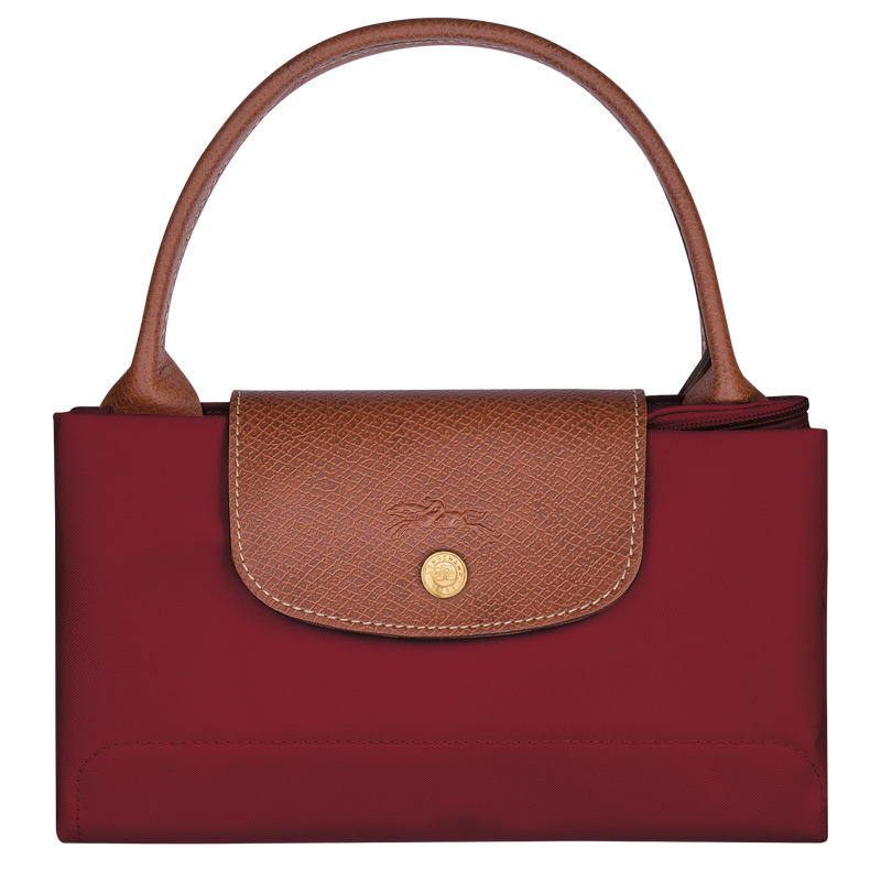 Le Pliage Original M Handbag , Red - Recycled canvas  - View 5 of 5