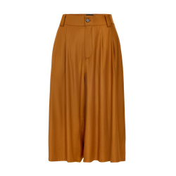 Shorts , Caramel - Viscose twill