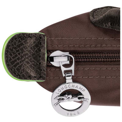 Le Pliage Green Pochette mit Henkel, Mokka
