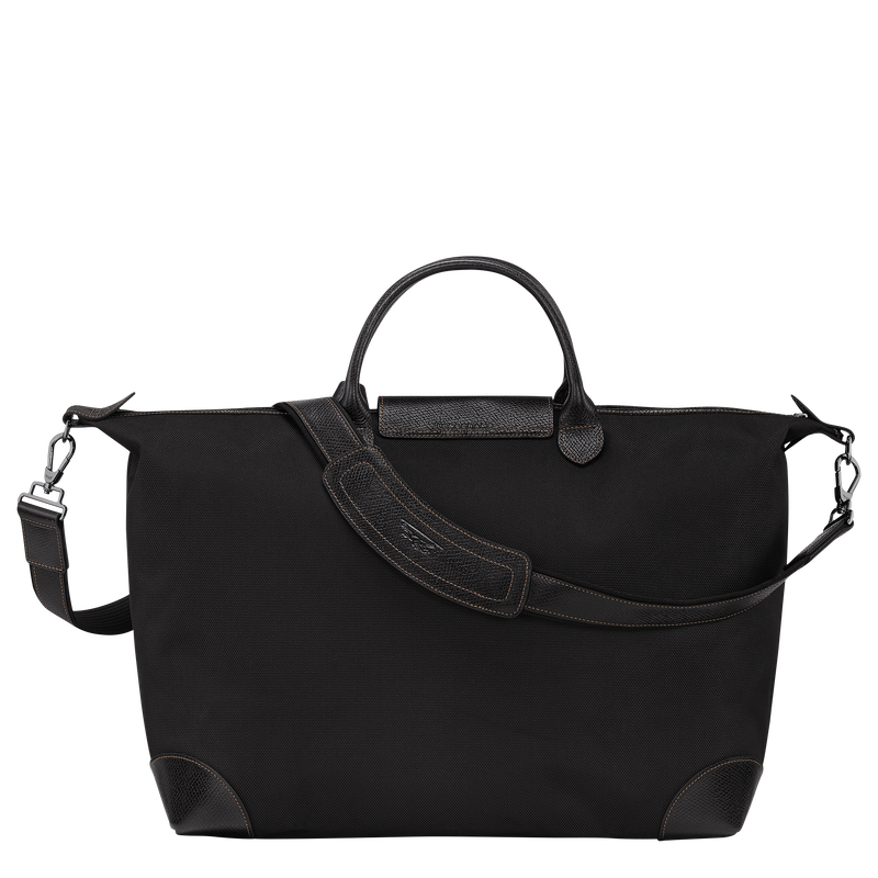 Reisetasche L Boxford , Recyceltes Canvas - Schwarz  - Ansicht 4 von 6