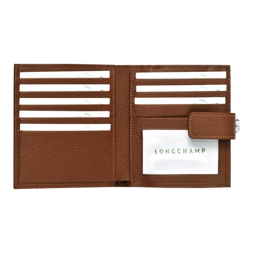 Compact wallet, 504 Cognac Compact wallet, 504 Cognac, hi-res