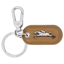 Le Pliage Xtra Key ring , Tobacco - Leather