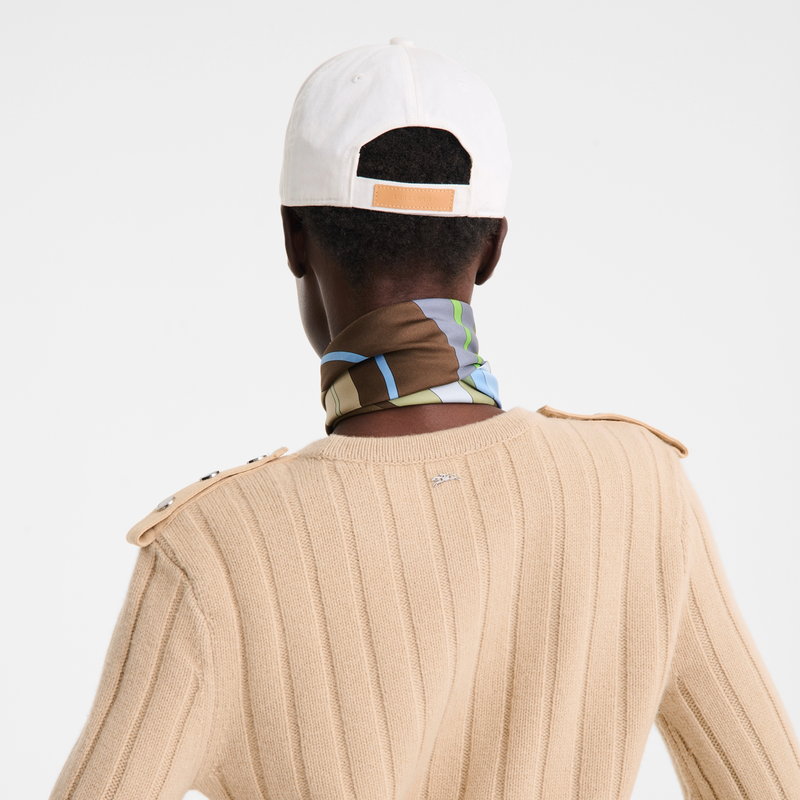 Cap , White - Organic cotton  - View 4 of 4