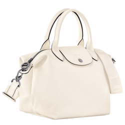 Le Pliage Xtra S Handbag , Ecru - Leather