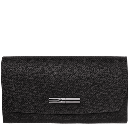 Le Roseau Continental wallet , Black - Leather - View 1 of  4