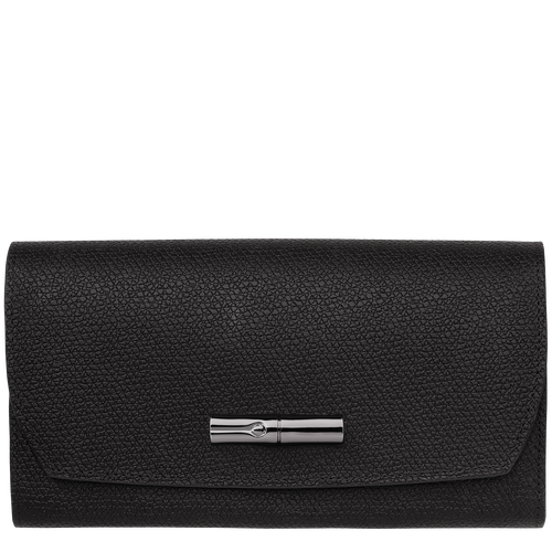 Roseau Continental wallet , Black - Leather - View 1 of 4