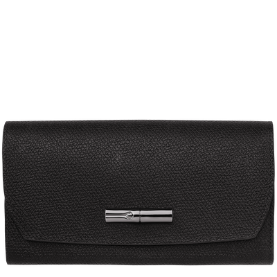 Roseau Continental wallet, Black